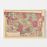 map of Franklin Coun