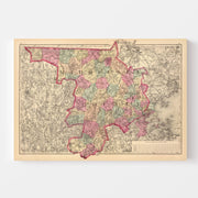 map of Middlesex Cou