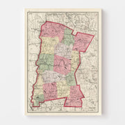 map of Sullivan Coun