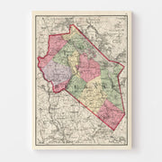 map of Belknap Count