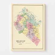 map of Belknap Count