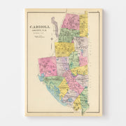 map of Carroll Count