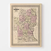 map of Windham Count