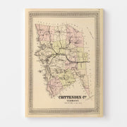 map of Chittenden Co