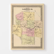 map of Lamoille Coun