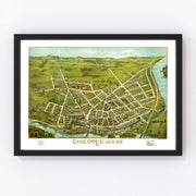 Chicopee Vintage Map 1878