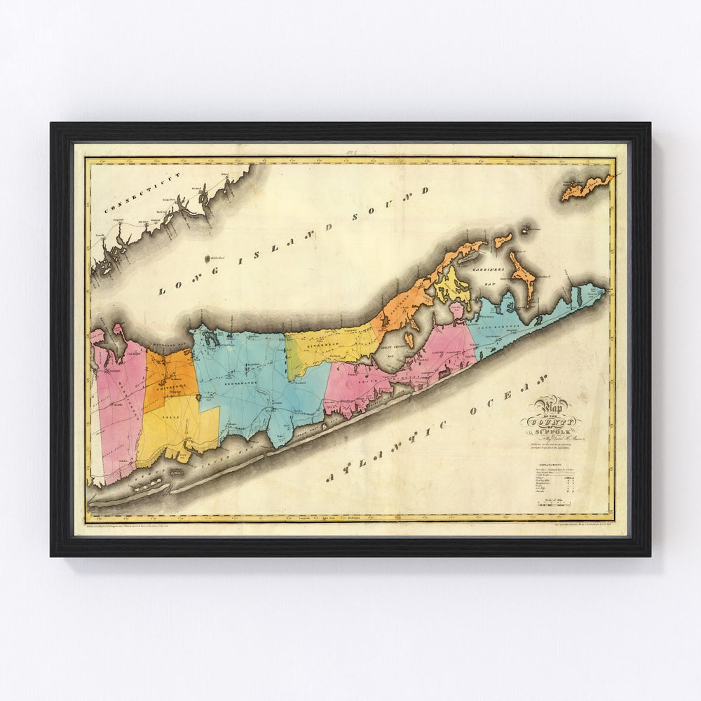 map of Long Island