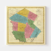 map of Sullivan Coun