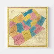 map of Delaware Coun