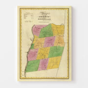 map of Rensselaer Co