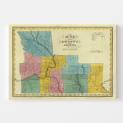 map of Broome County