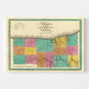 map of Wayne County