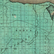 old Wayne County map