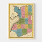 map of Erie County