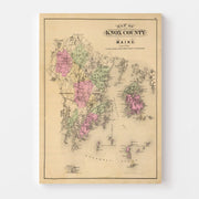 map of Knox County