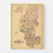 map of Somerset Coun