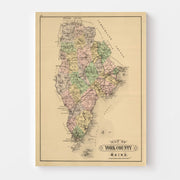 map of York County