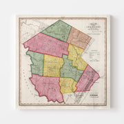 map of Sullivan Coun
