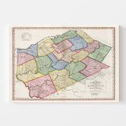 map of Delaware Coun