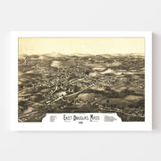 map of East Douglas