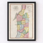 Washington County Vintage Map 1840