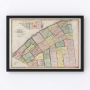 St. Lawrence County Vintage Map 1840