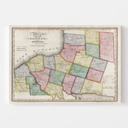 map of Oswego County