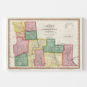 map of Broome County