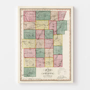 map of Genesee Count