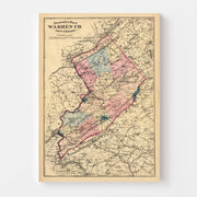 map of Warren County
