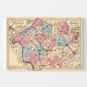 map of Hunterdon Cou