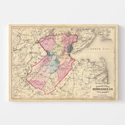 map of Middlesex Cou