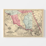 map of Burlington Co