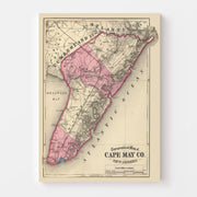 map of Cape May Coun