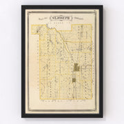 St. Joseph County Vintage Map 1876