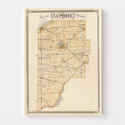 map of La Porte Coun