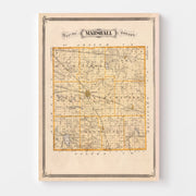 map of Marshall Coun
