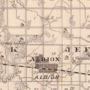 old Noble County map