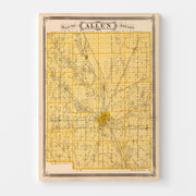 map of Allen County