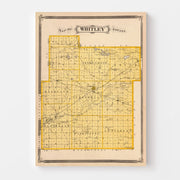 map of Whitley Count