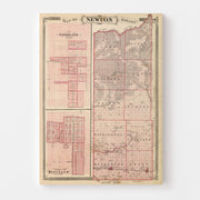 map of Newton County