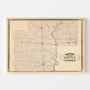 map of White County