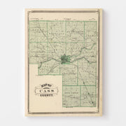 map of Cass County