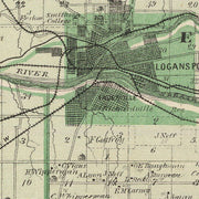 old Cass County map