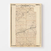 map of Wabash County
