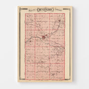 map of Huntington Co