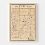 map of Jay County