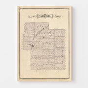map of Carroll Count