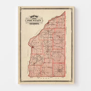 map of Fountain Coun