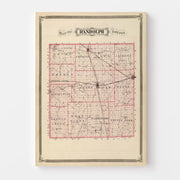 map of Randolph Coun